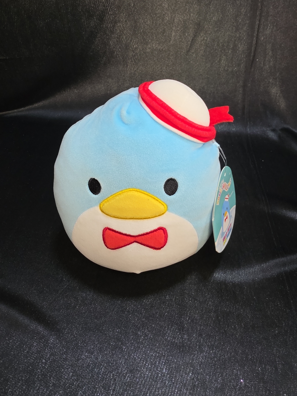 Squishmallow Tuxedosam Hello Kitty Sanrio Plush 8” Original w/ Tag Cute Blue Pen